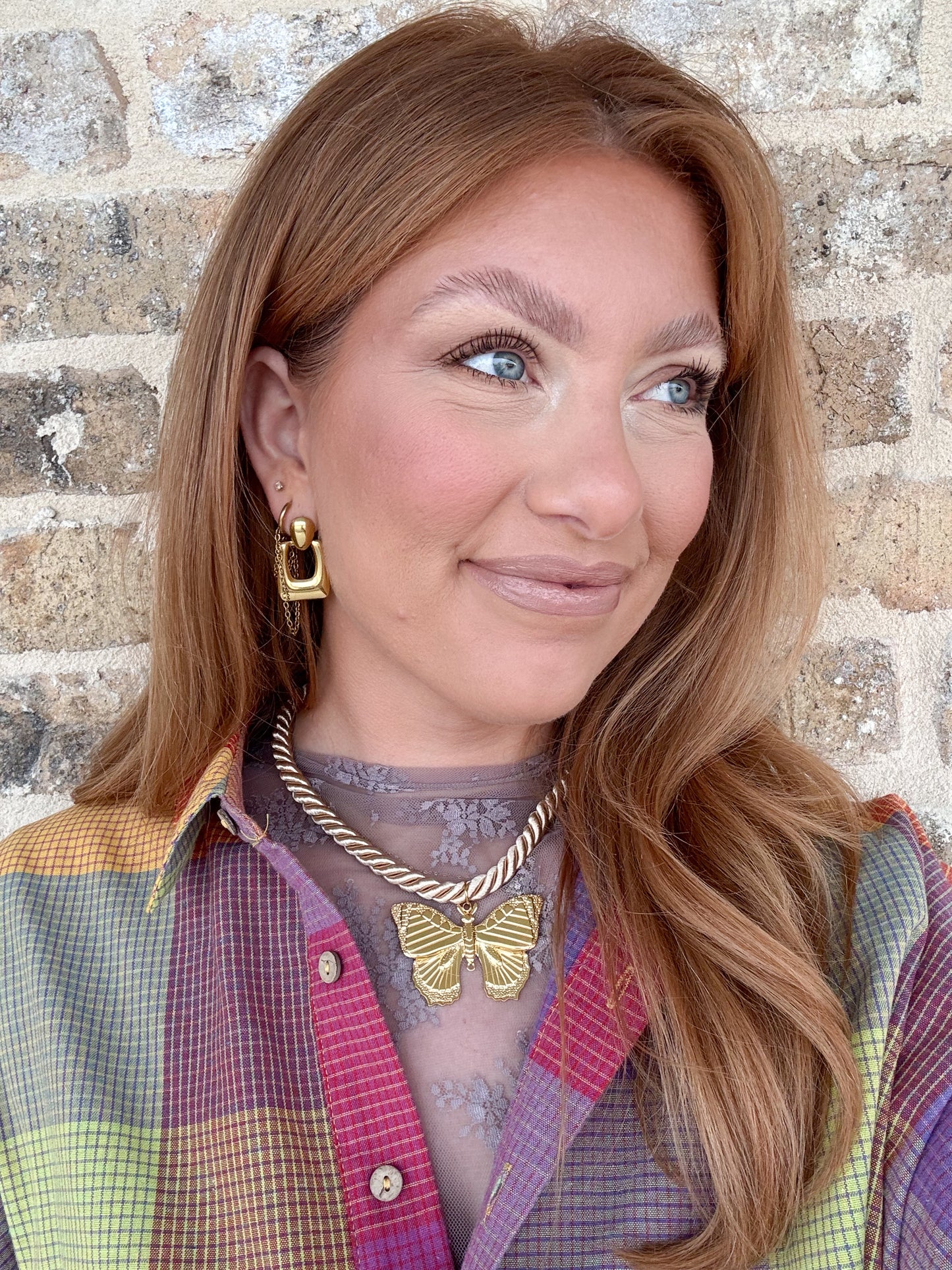 ROPE BUTTERFLY NECKLACE