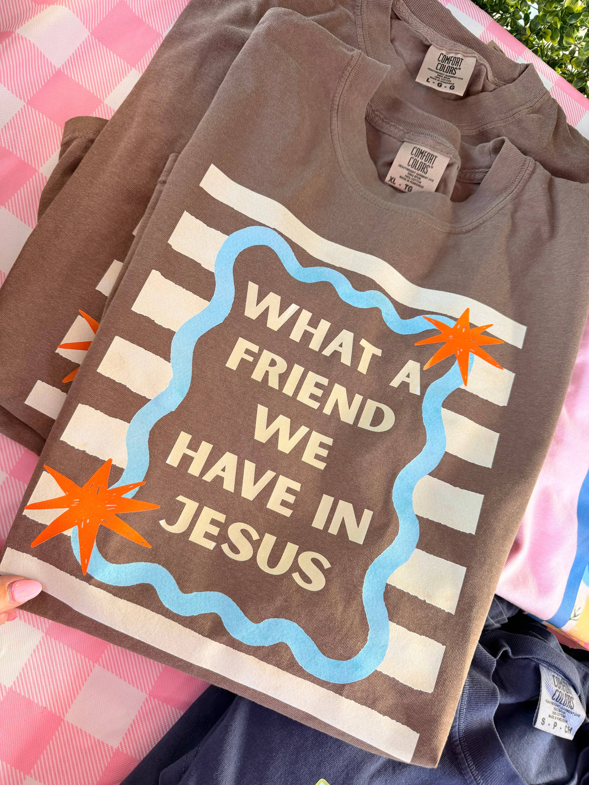 WHAT A FRIEND WE HAVE IN JESUS TEE